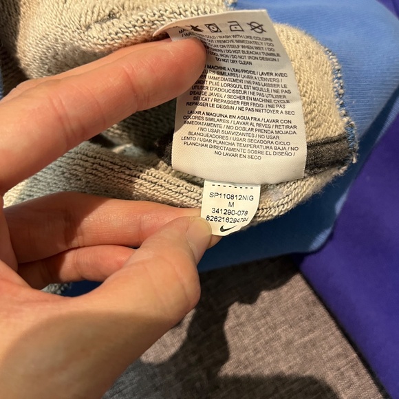 Nike Full Zip Hooded Color Block Hoodie Jacket - Women's Size M - Gray Pink - Picture 6 of 9